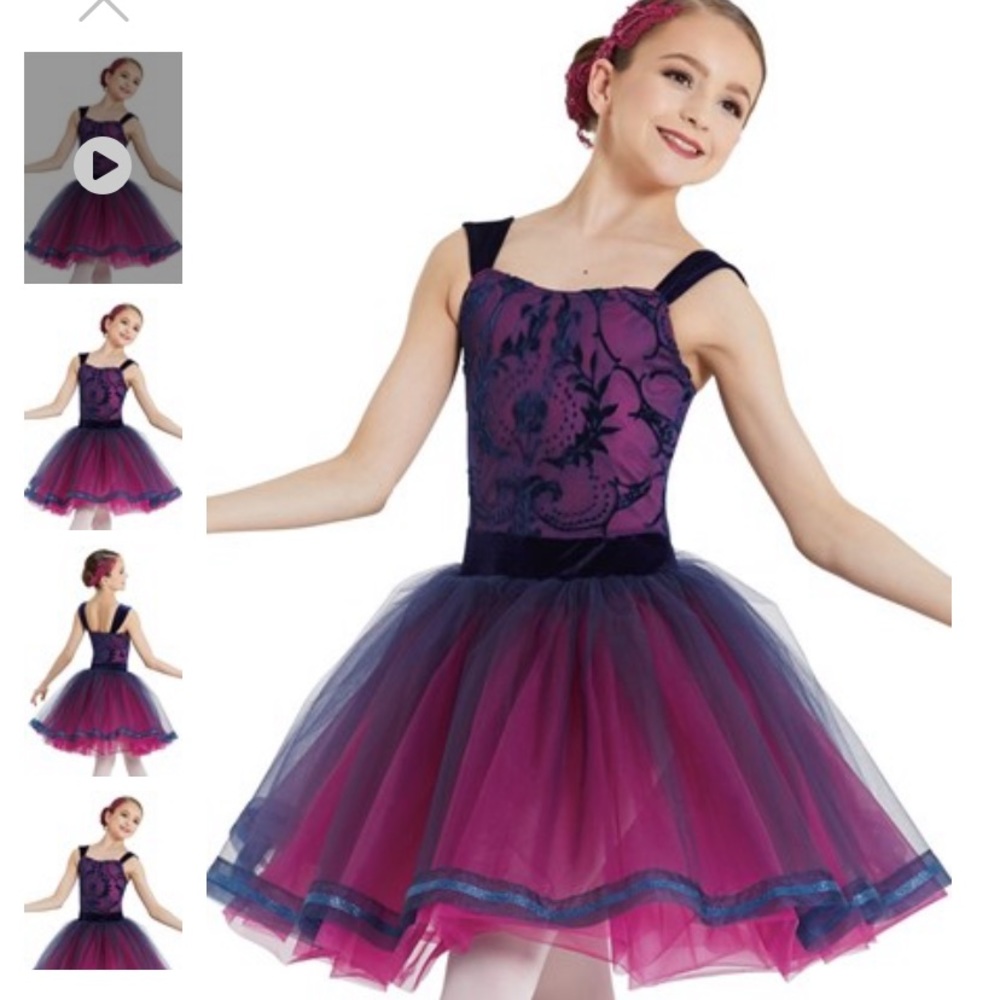 Weissman girls blue purple ballet tutu dance princess costume